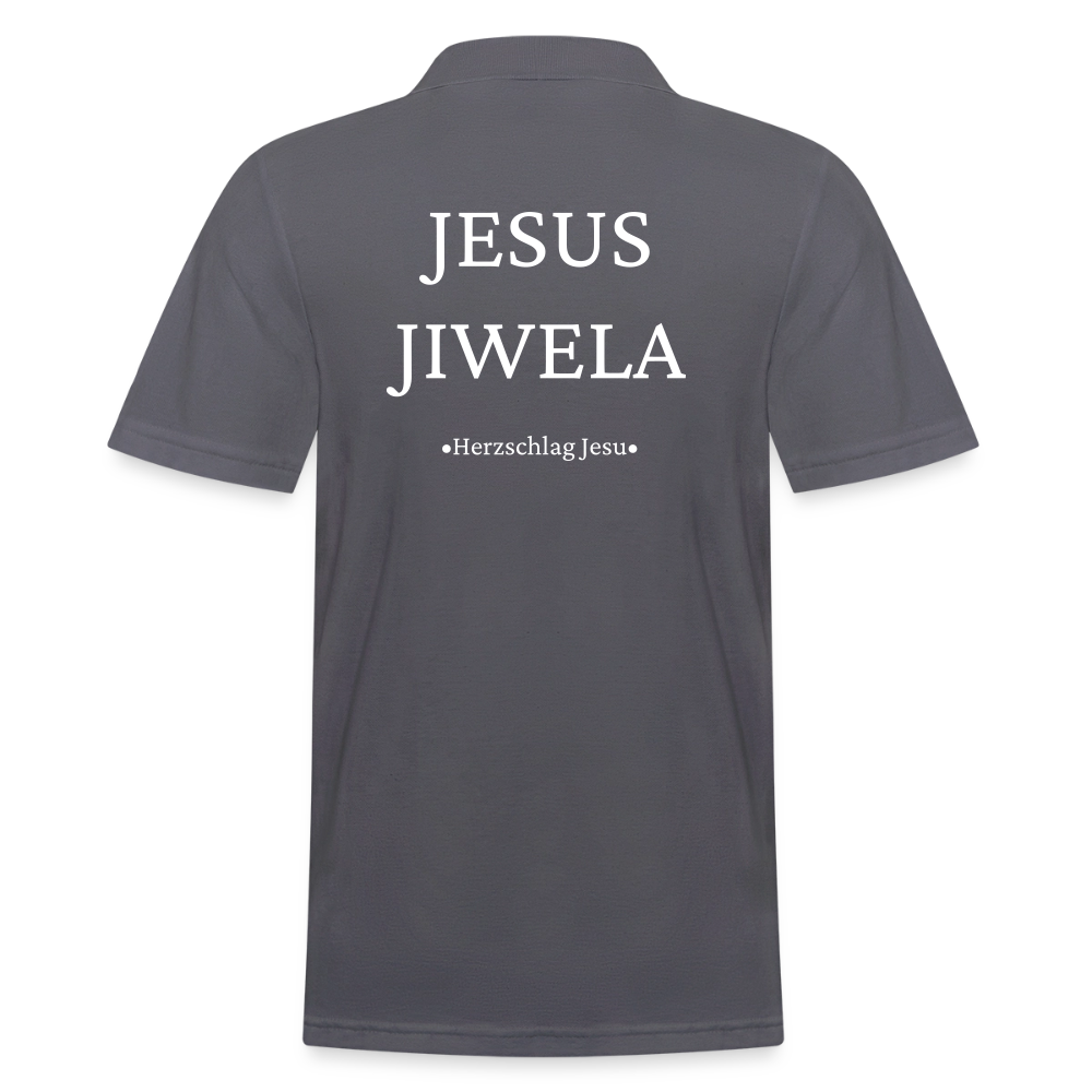 Männer Poloshirt - Jesus Jiwela - Romenes - Anthrazit