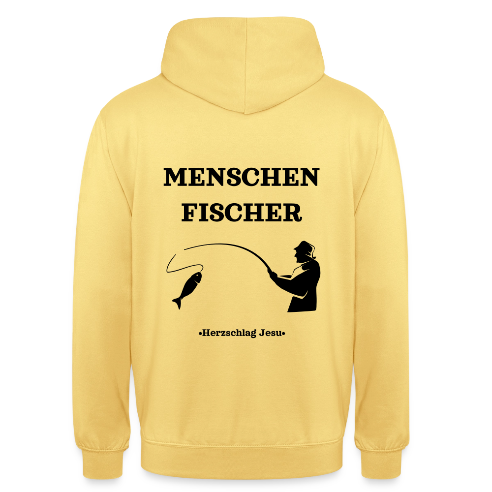 Hoodie - Menschen Fischer - Zitronengelb