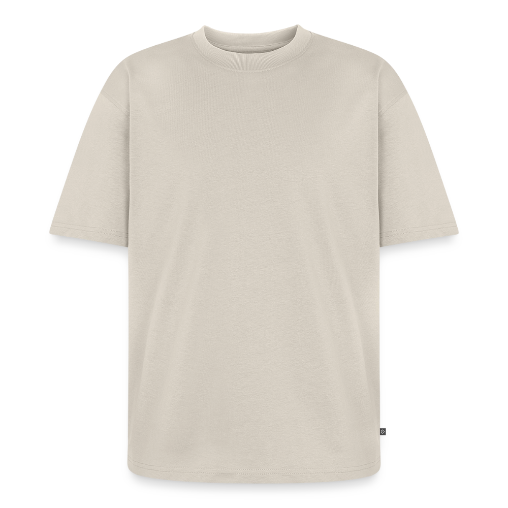 Premium Oversized Bio T-Shirt - Verkündige das Evangelium - Beige