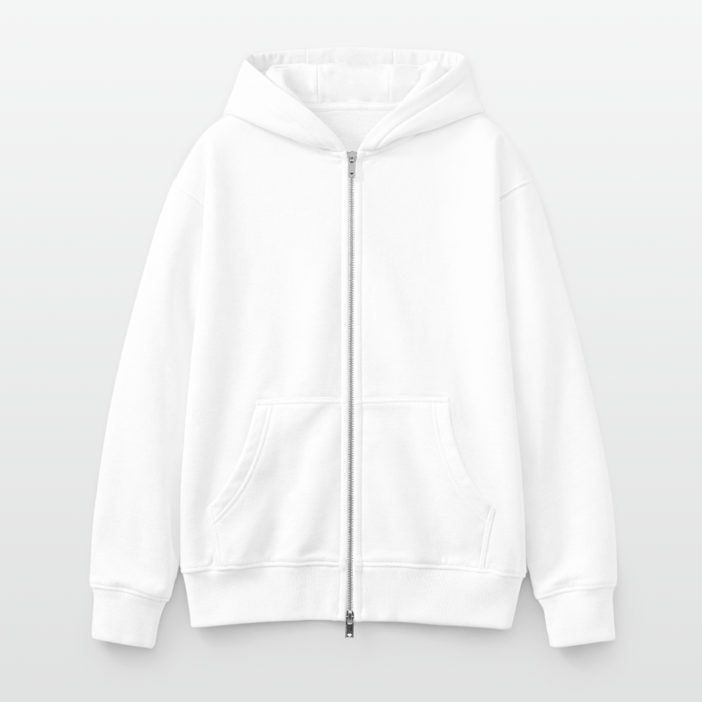 Oversized Heavyweight Kapuzenjacke - Agape - Weiß