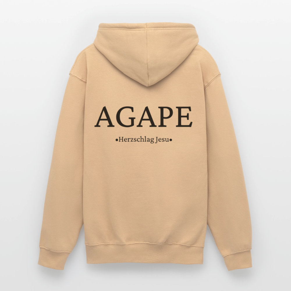 Hoodie - Agape - Pfirsich
