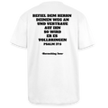 Oversized Heavyweight Unisex T-Shirt - Psalm 37:5 - Weiß
