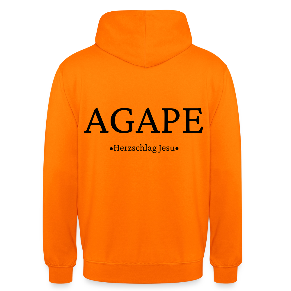 Hoodie - Agape - Orange