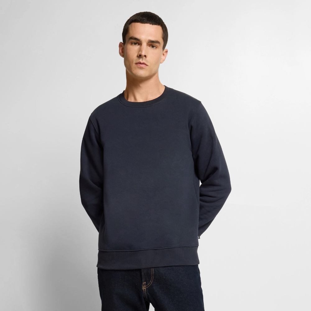 Männer Premium Pullover - Jesaja 40:31 mit Adler - Navy