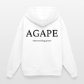 Premium Oversized Hoodie  - Agape - Weiß