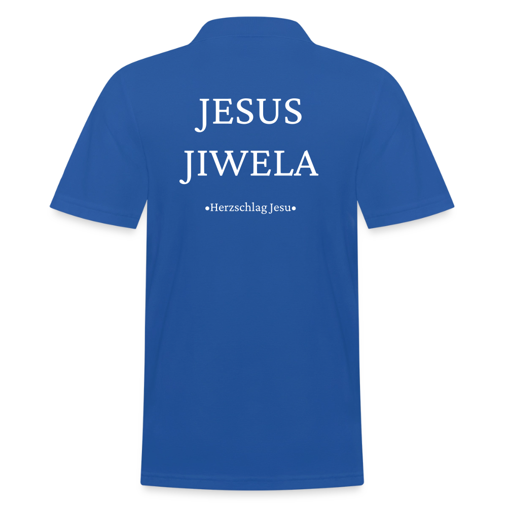 Männer Poloshirt - Jesus Jiwela - Romenes - Royalblau