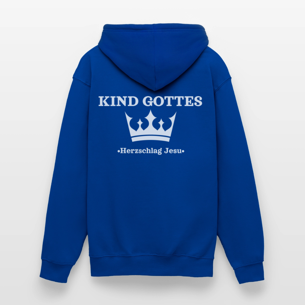 Hoodie - Kind Gottes - mit Krone - Royalblau