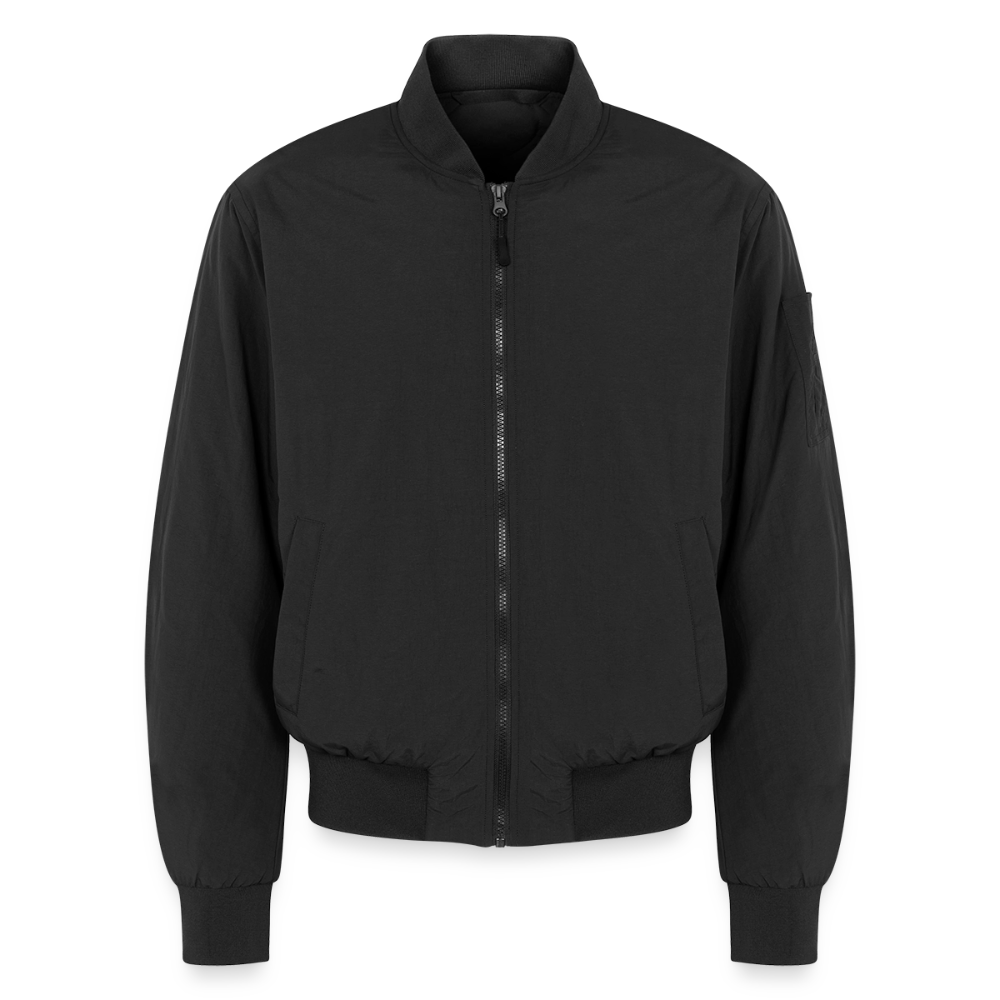 Unisex Bomberjacke - Johannes 14:6 Jesus ist der weg, die Wahrheit, das Leben - Schwarz
