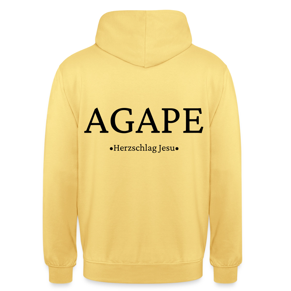 Hoodie - Agape - Zitronengelb