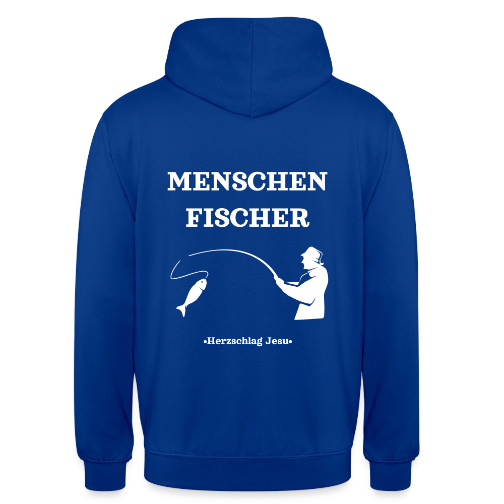Hoodie -  Menschen Fischer - Royalblau