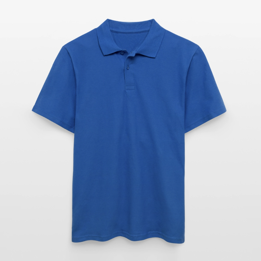 Männer Poloshirt - Jesus liebt dich - Royalblau