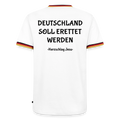 Deutschland T-Shirt - Deutschland soll errettet werden - Weiß/Dreifarbig