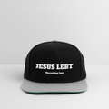 Snapback Cap - Jesus Lebt - Schwarz/Grau
