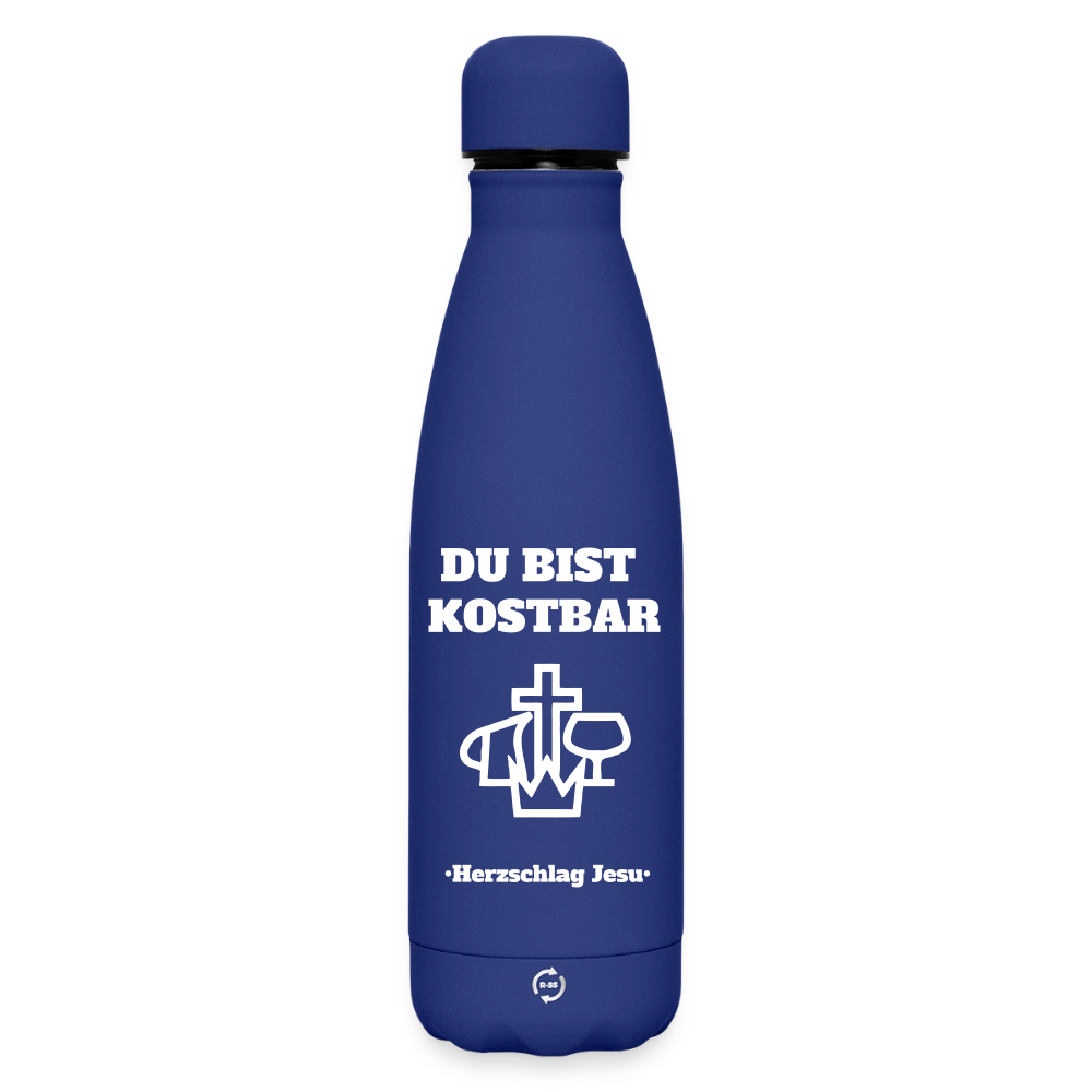 Matte Thermosflasche 500 ml - Dunkelblau 