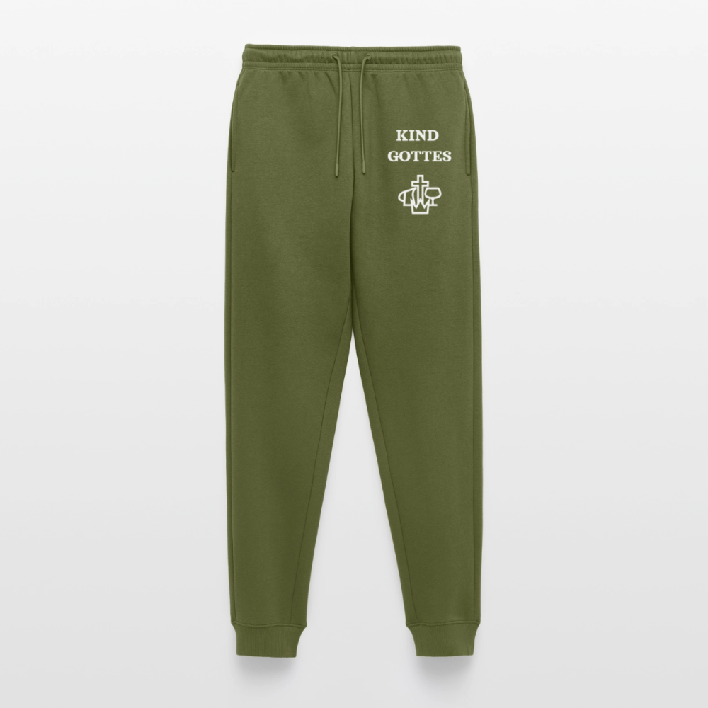 Männer Bio Jogginghose - Kind Gottes Design - Khaki