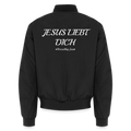Bomberjacke - JESUS LIEBT DICH - Schwarz