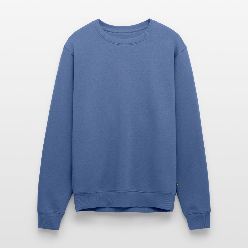Männer Premium Pullover - Jesaja 40:31 mit Adler - Taubenblau