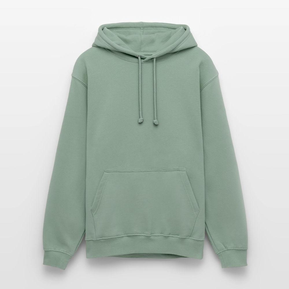 Hoodie - Menschen Fischer - Graugrün