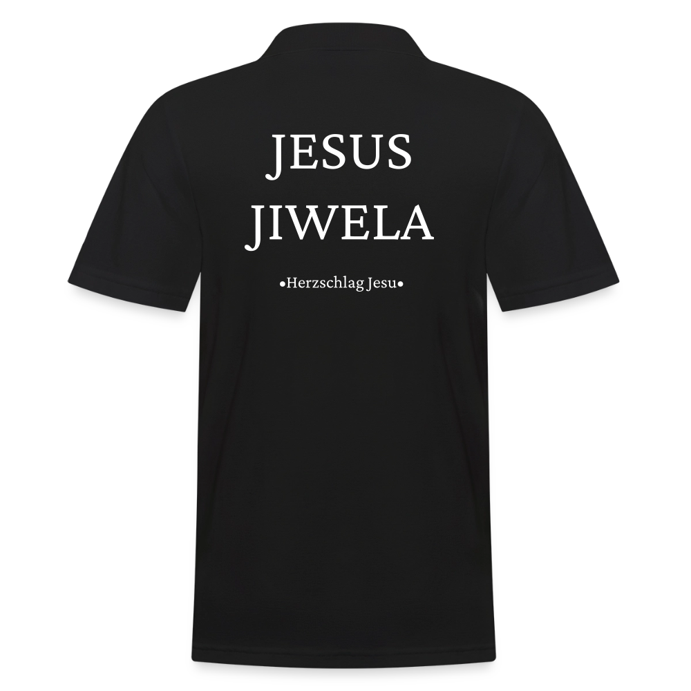 Männer Poloshirt - Jesus Jiwela - Romenes - Schwarz