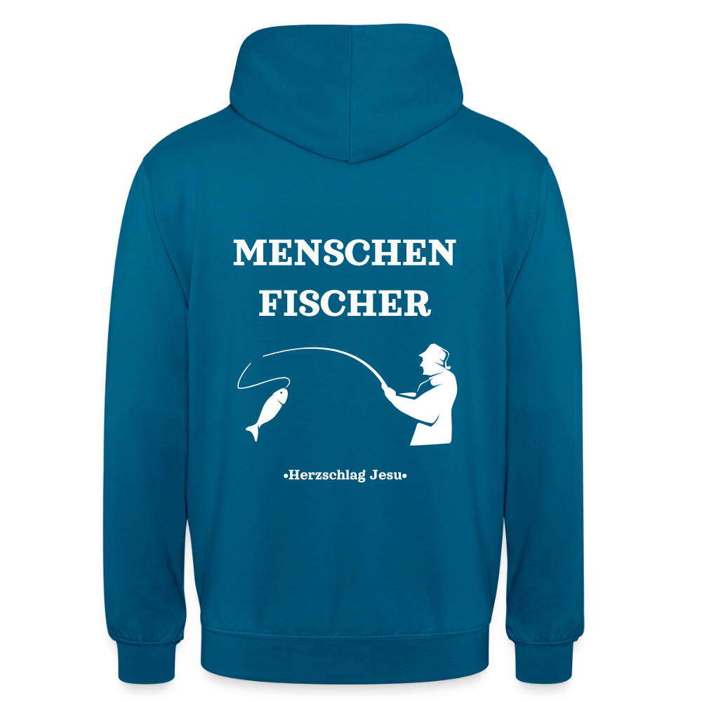 Hoodie -  Menschen Fischer - Tiefseeblau 