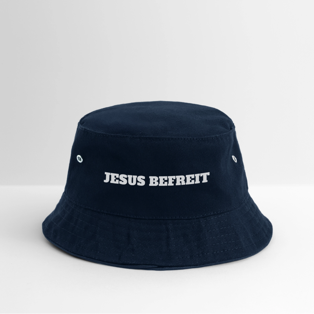 Bucket Hat - Jesus Befreit - Navy