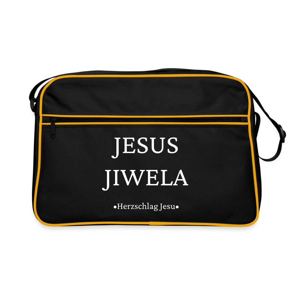 Retro Tasche - Jesus Jiwela - Romenes - Schwarz/Gold