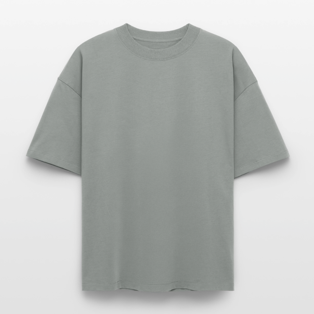 Premium Boxy Heavyweight Organic T-Shirt  -  Jesus begegnet heute noch! - Nebelgrau