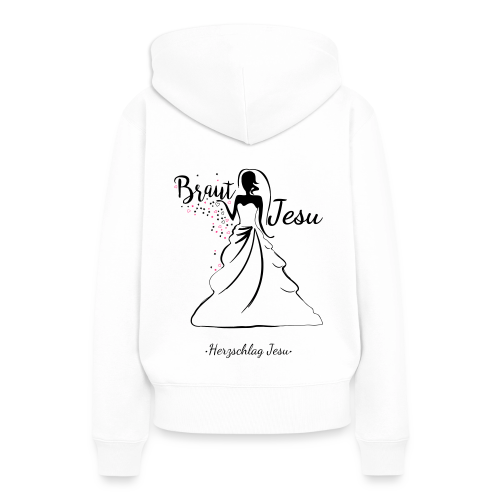 Frauen Premium Hoodie -  Braut Jesu - Weiß