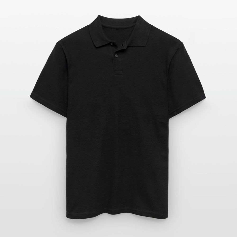 Männer Poloshirt - Jesus liebt dich - Schwarz