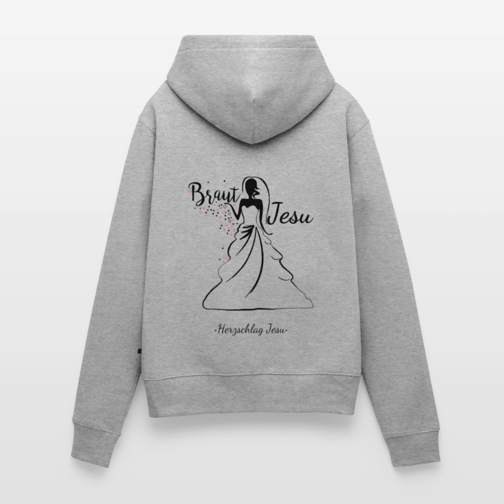 Frauen Premium Hoodie -  Braut Jesu - Grau meliert