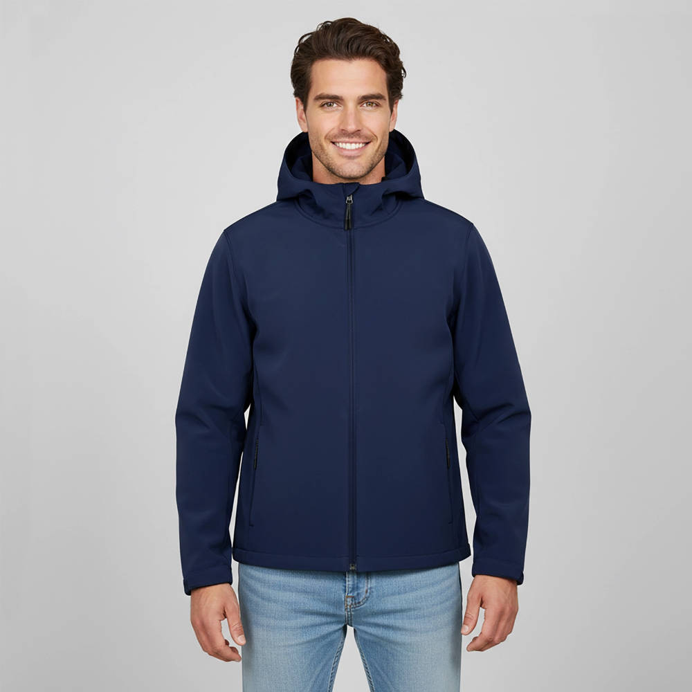 Männer Softshell-Jacke - Johannes 14:6 Jesus ist der Weg, die Wahrheit, das Leben - Navy