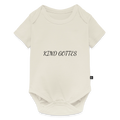 Baby Bio-Kurzarm-Body - KIND GOTTES - Naturweiß