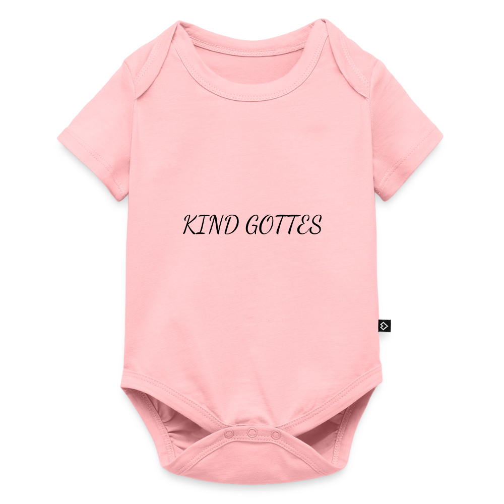 Baby Bio-Kurzarm-Body - KIND GOTTES - Rosa