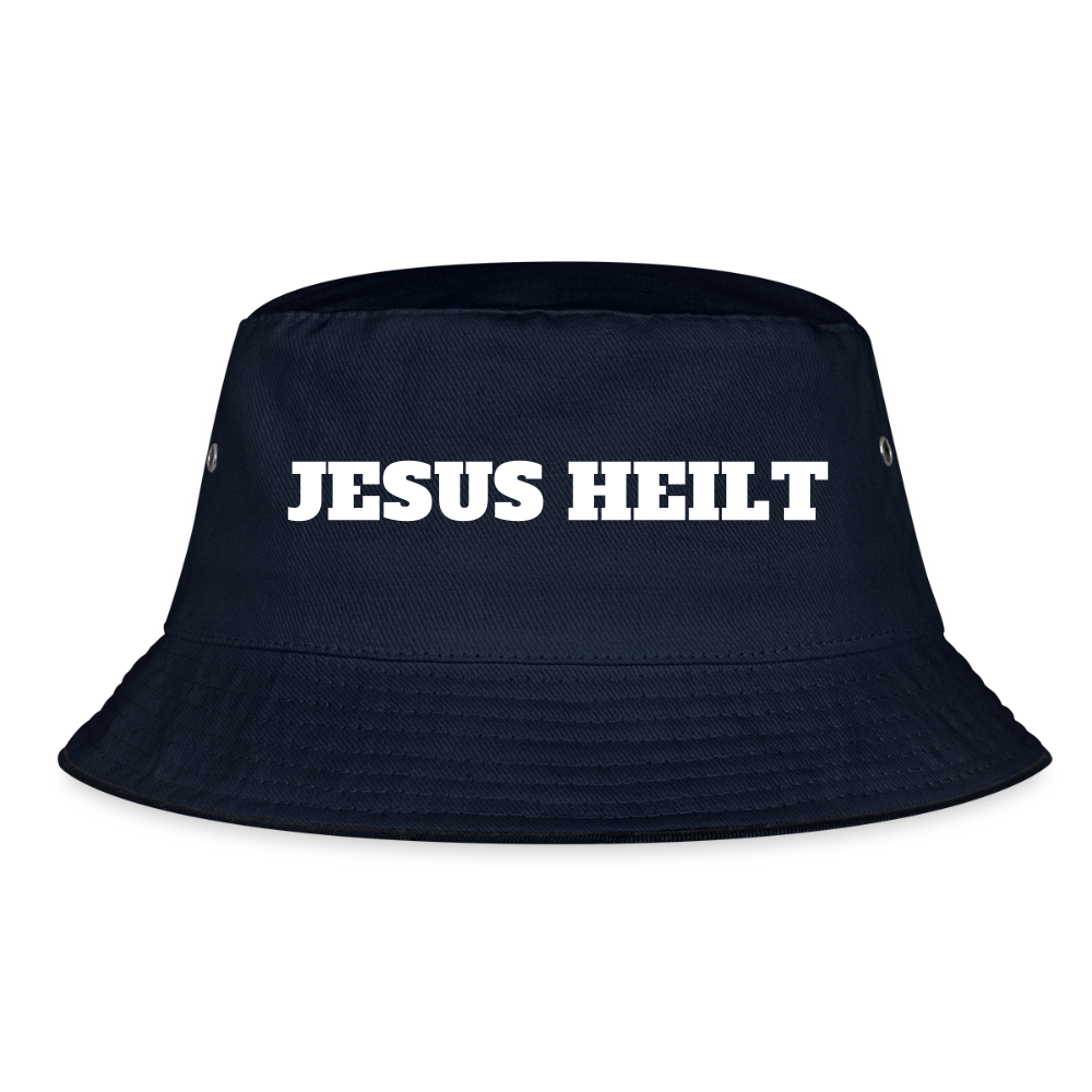 Bucket Hat - Jesus Heilt - Navy