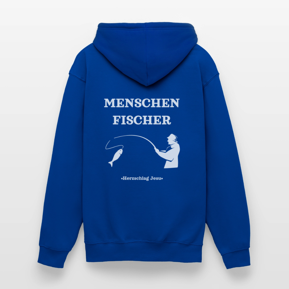 Hoodie -  Menschen Fischer - Royalblau
