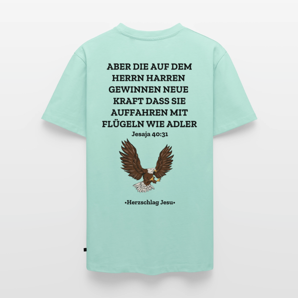 Männer Premium T-Shirt - Jesaja 40:31 - Mint 