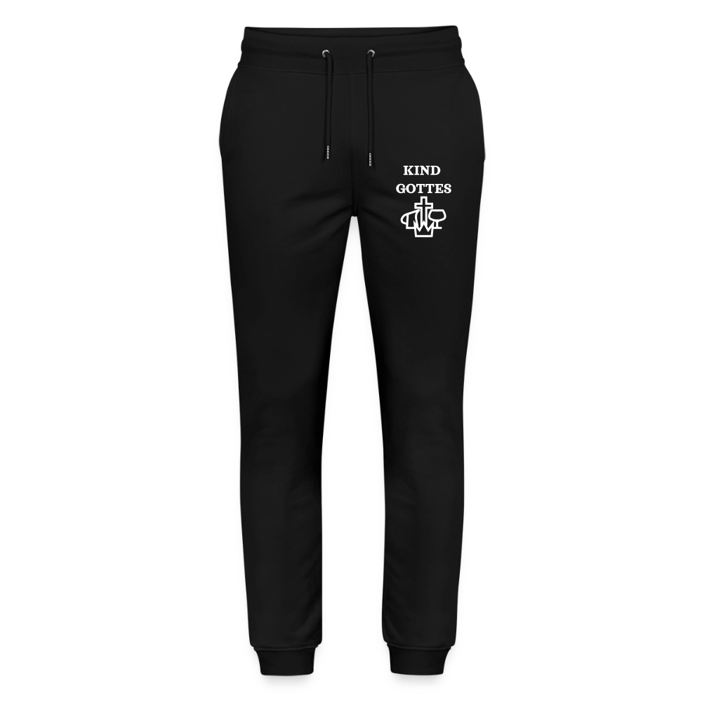 Premium Bio Jogginghose Mover - Kind Gottes Design - Schwarz