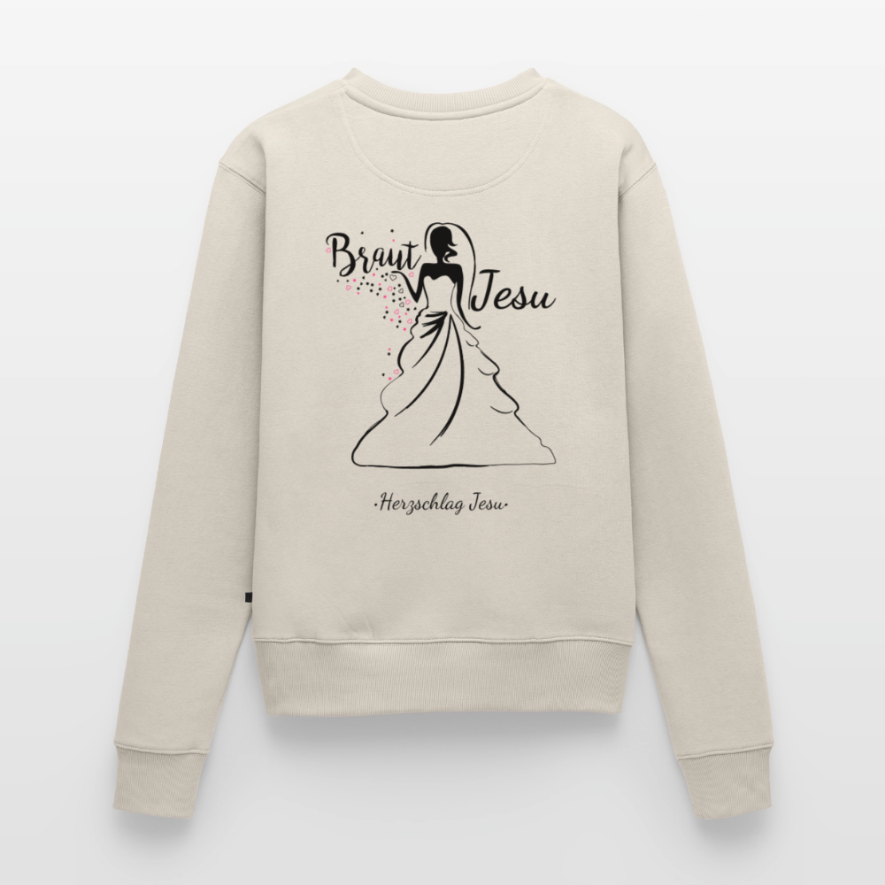 Frauen Premium Pullover - Braut Jesu - Beige