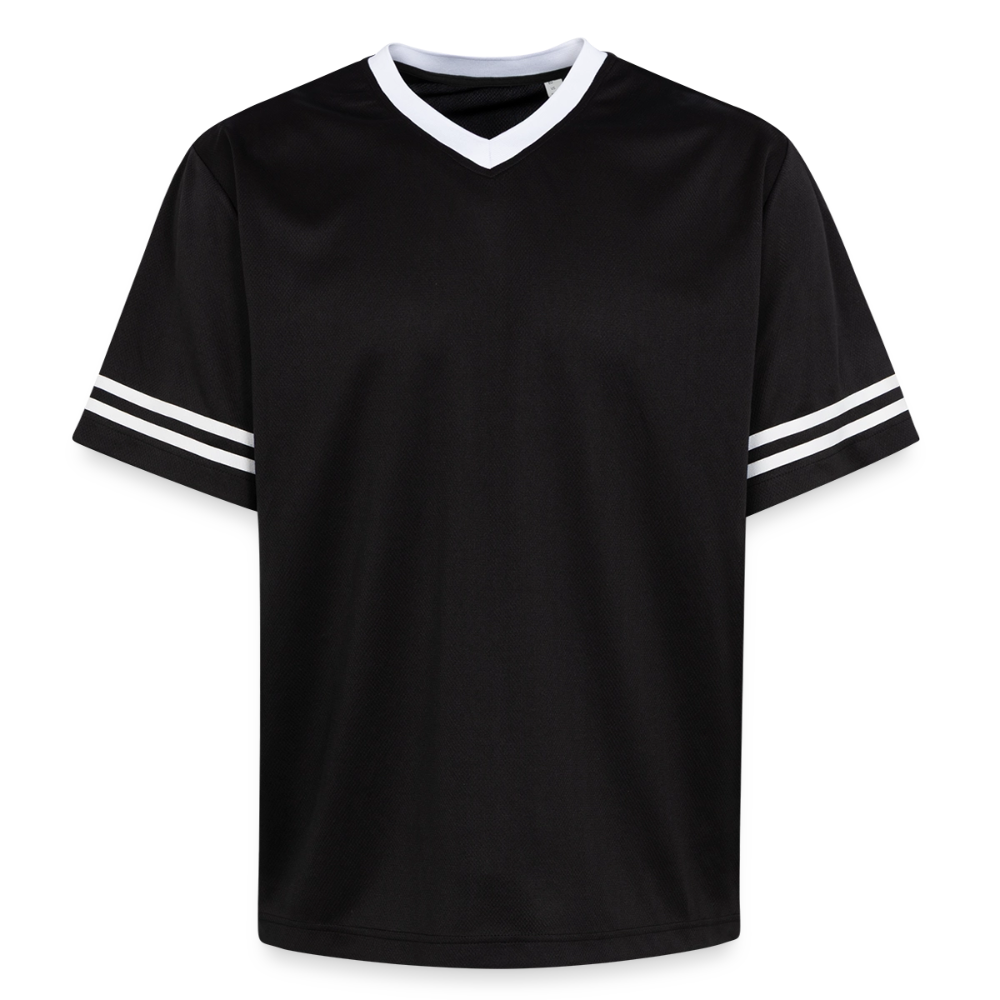 Football T-Shirt - Halloween Jesus Liebt dich Design - Schwarz/Weiß