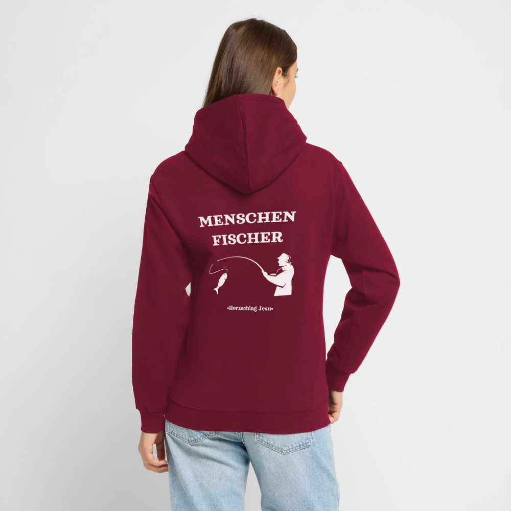 Hoodie -  Menschen Fischer - Bordeaux