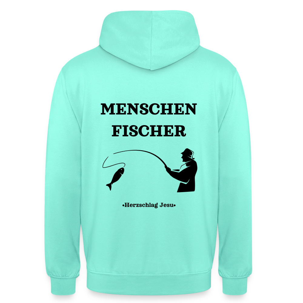 Hoodie - Menschen Fischer - Mint