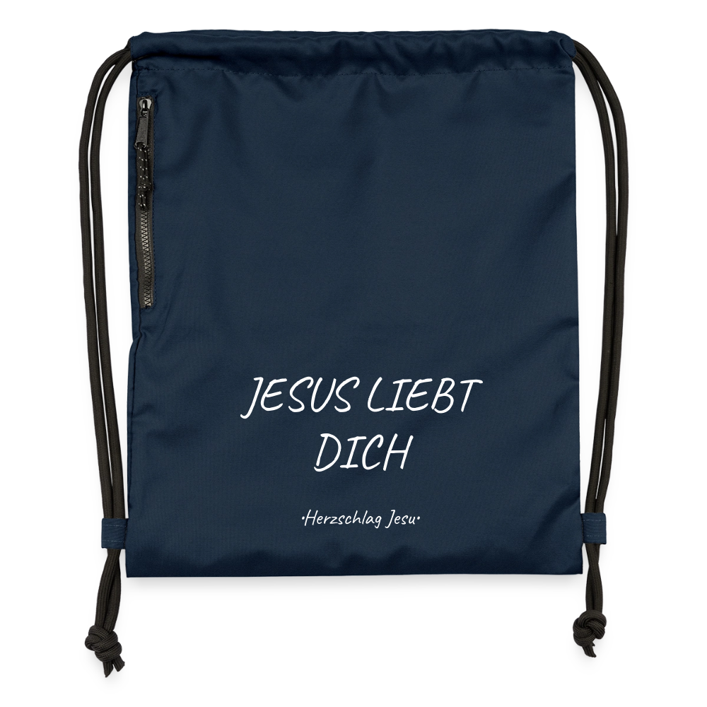 Turnbeutel - Jesus liebt dich - Navy
