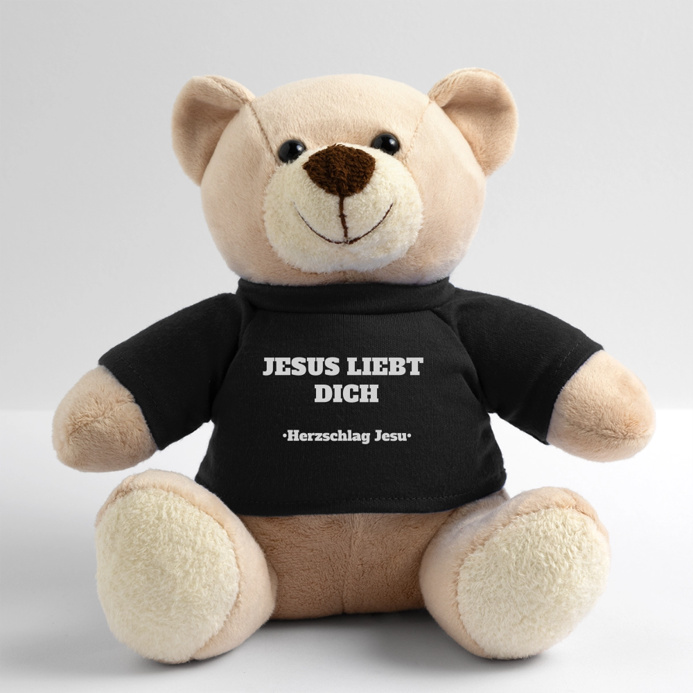 Teddy - Jesus liebt dich - Schwarz
