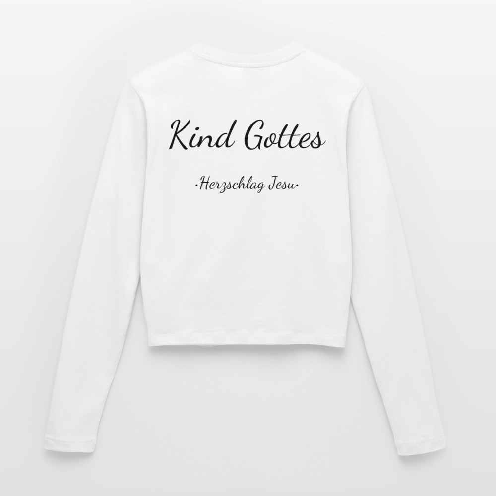 Frauen Langarmshirt - Kind Gottes - Weiß