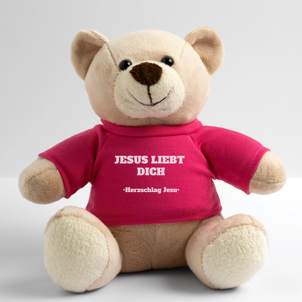 Teddy - Jesus liebt dich - Pink