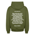 Oversized Heavyweight Kapuzenjacke - Römer 8:38-39 - Khaki
