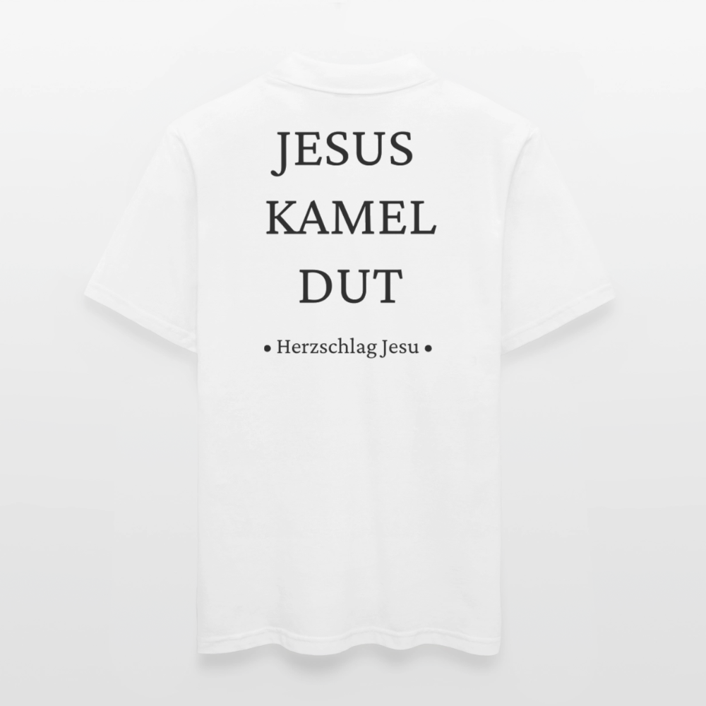 Männer Poloshirt - Jesus Kamel Dut - Romenes - Weiß