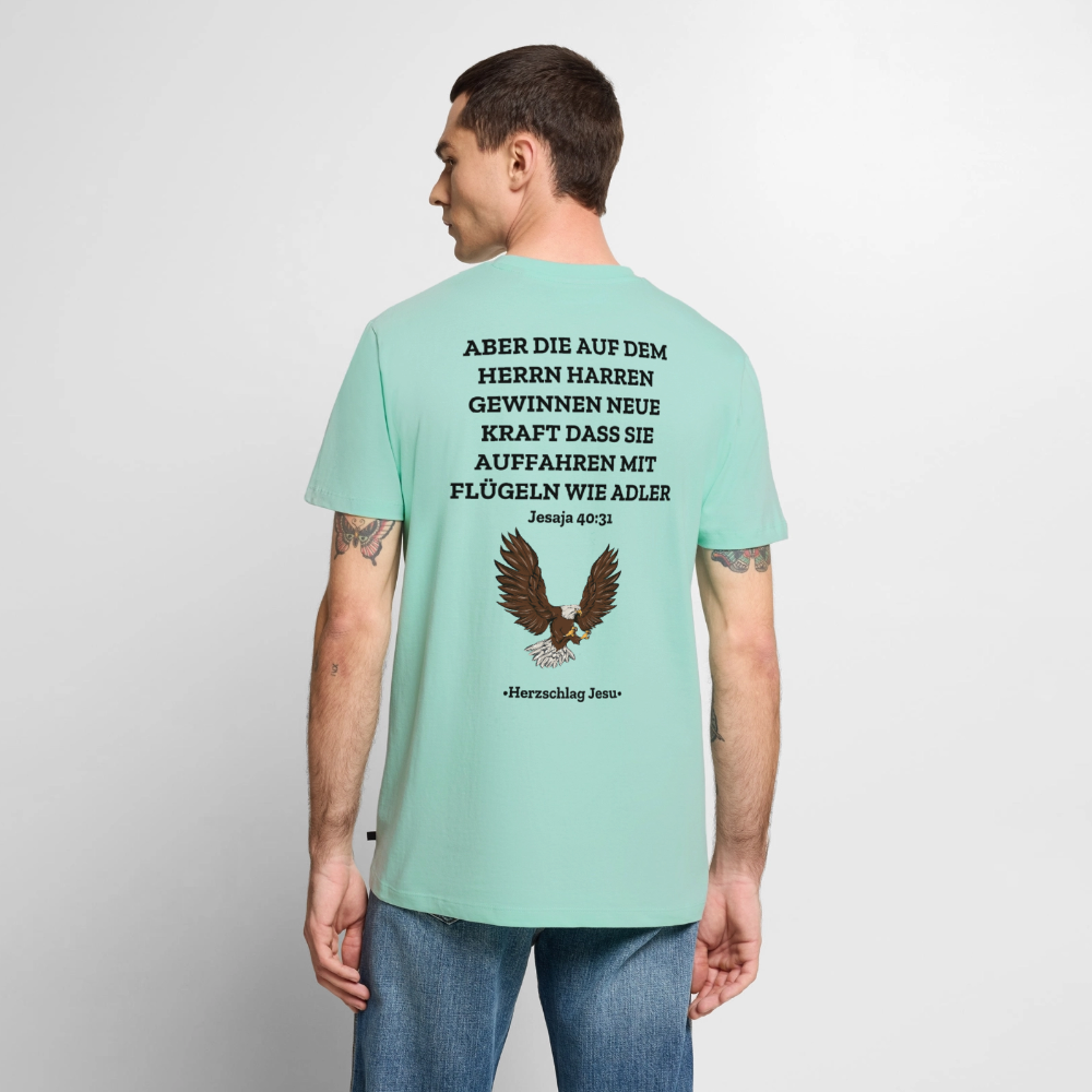 Männer Premium T-Shirt - Jesaja 40:31 - Mint 