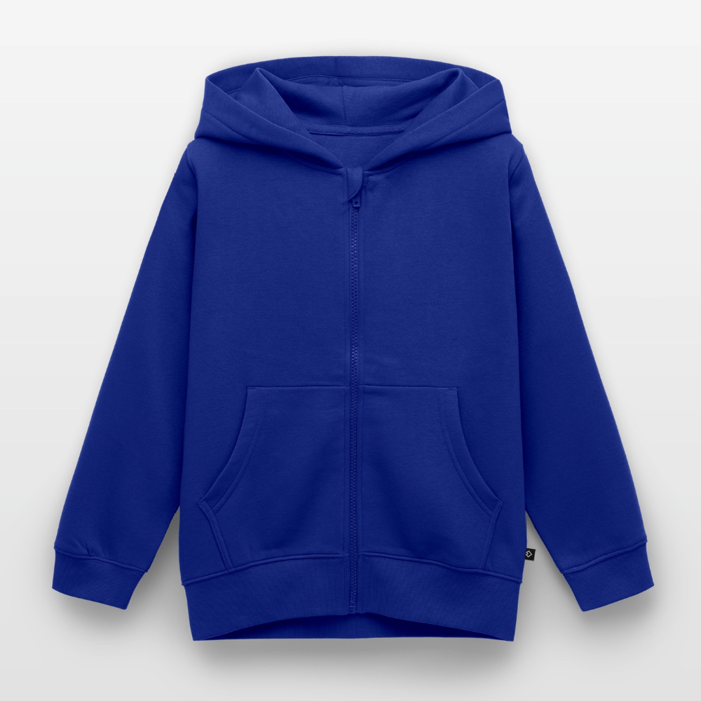 Kinder Premium Kapuzenjacke - Kind Gottes - mit Krone - Royalblau
