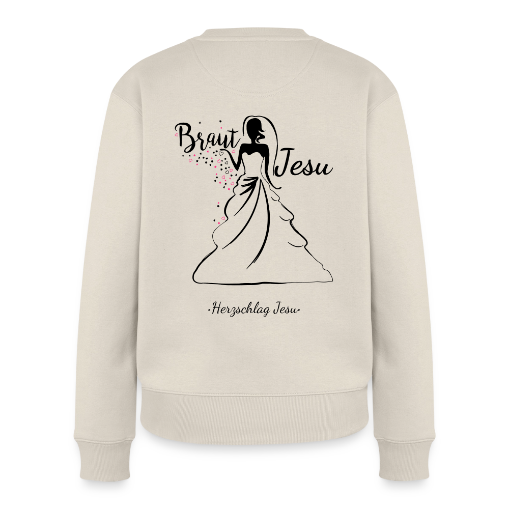 Frauen Premium Pullover - Braut Jesu - Beige